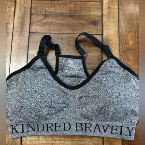 Kindred Bravely Heathered Gray Nursing bra